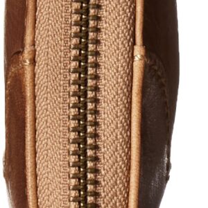 Frye Women's Leather Melissa Zip Wallet, Beige, One Size - Image 3
